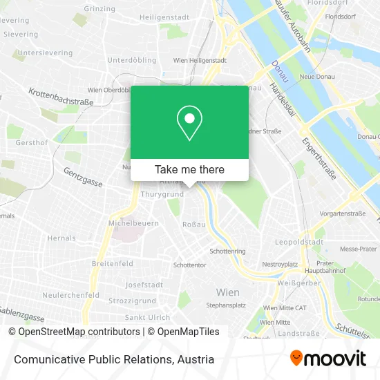 Comunicative Public Relations map