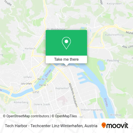 Tech Harbor - Techcenter Linz-Winterhafen map