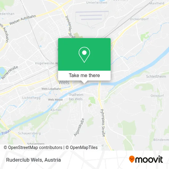 Ruderclub Wels map