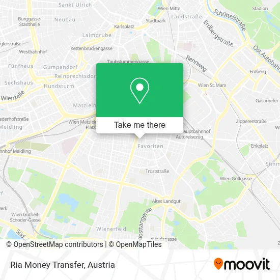 Ria Money Transfer map