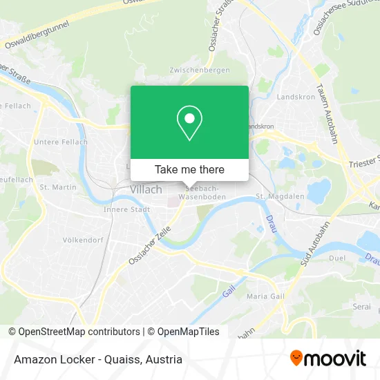 Amazon Locker - Quaiss map
