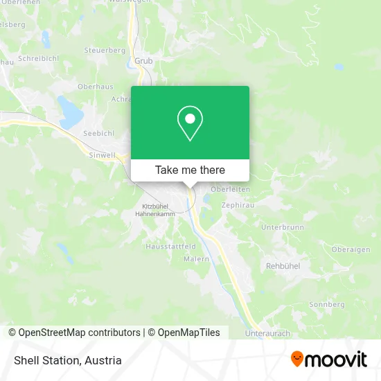 Shell Station map