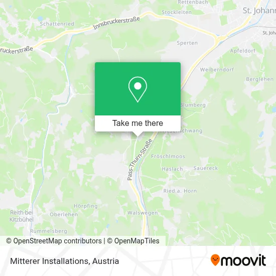 Mitterer Installations map