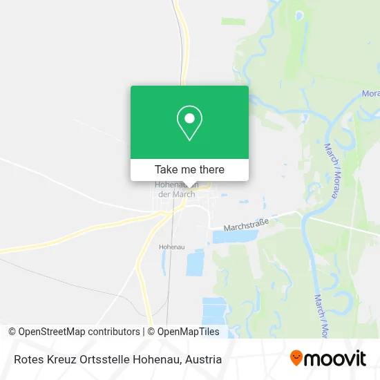 Rotes Kreuz Ortsstelle Hohenau map