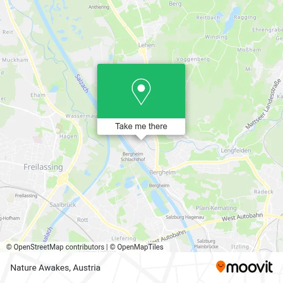 Nature Awakes map