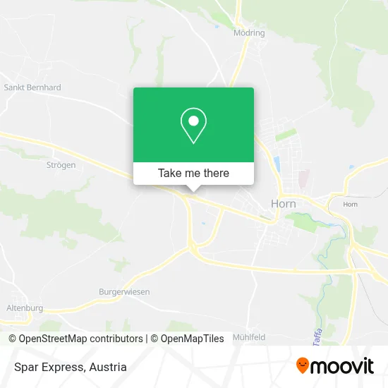 Spar Express map