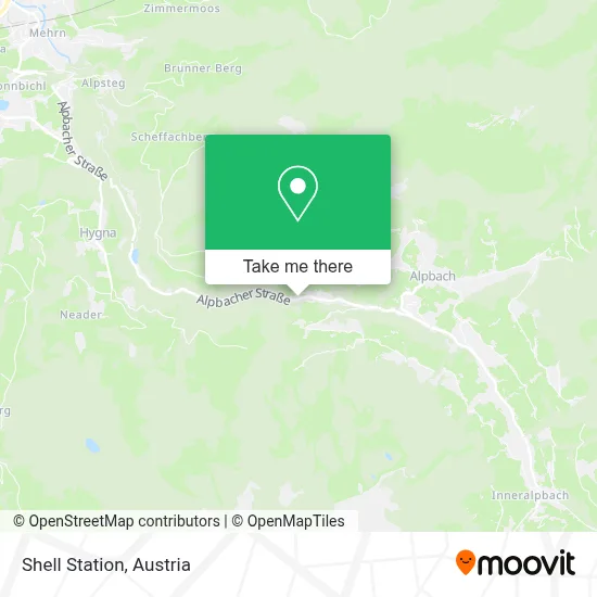 Shell Station map