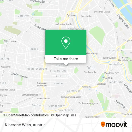 Kiberone Wien map