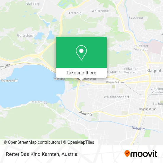 Rettet Das Kind Karnten map
