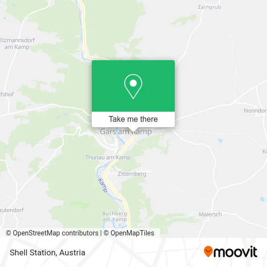 Shell Station map