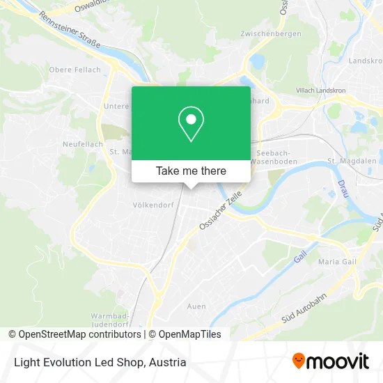 Light Evolution Led Shop map