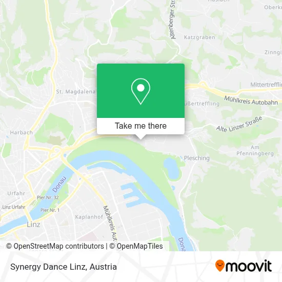 Synergy Dance Linz map