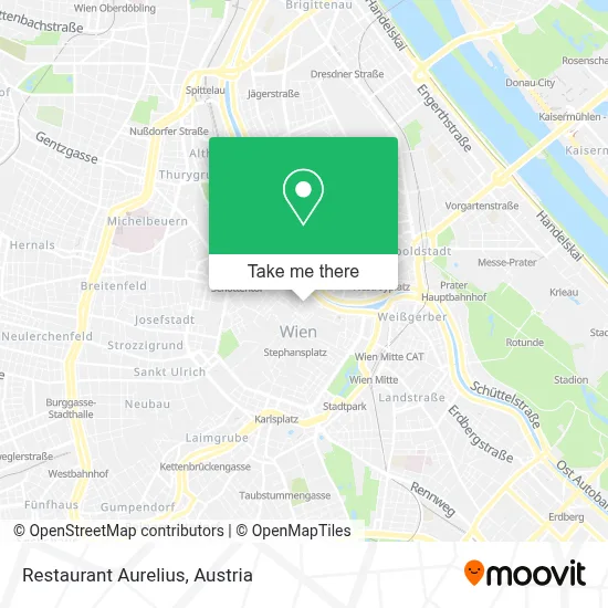 Restaurant Aurelius map