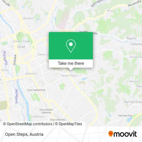 Open Steps map