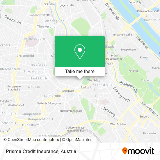 Prisma Credit Insurance map
