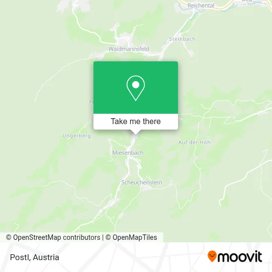 Postl map