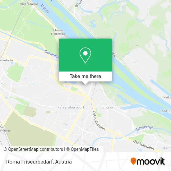 Roma Friseurbedarf map