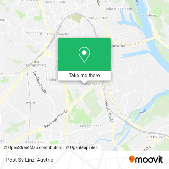 Post Sv Linz map