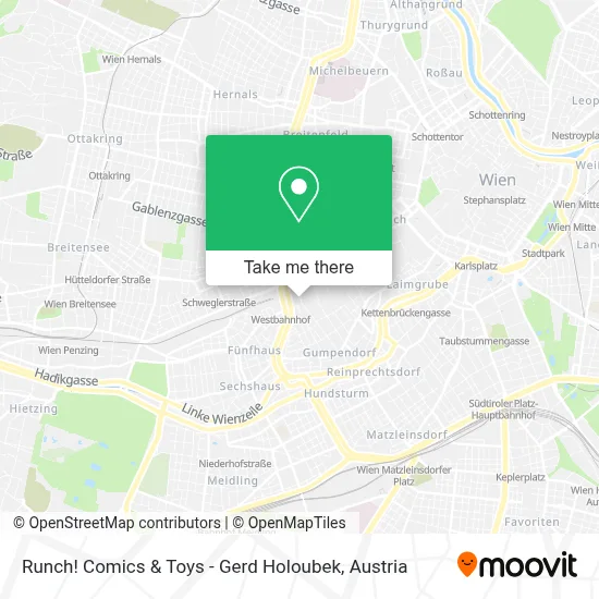 Runch! Comics & Toys - Gerd Holoubek map