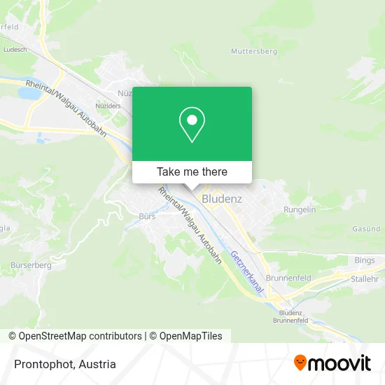 Prontophot map