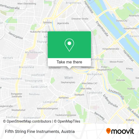 Fifth String Fine Instruments map