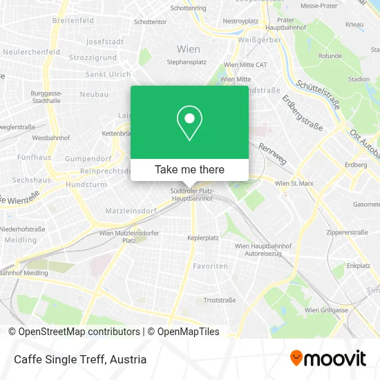 Caffe Single Treff map