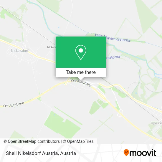 Shell Nikelsdorf Austria map