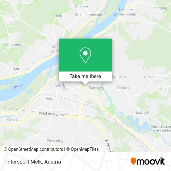Intersport Melk map