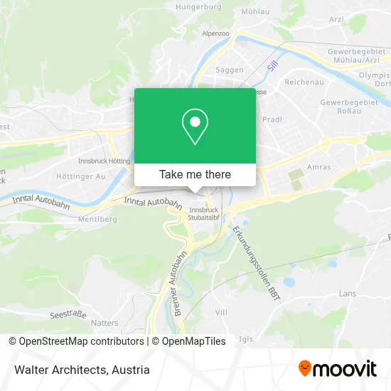 Walter Architects map
