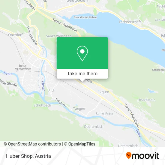 Huber Shop map