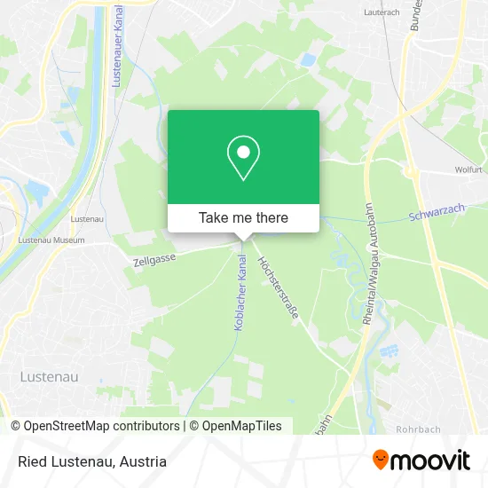 Ried Lustenau map
