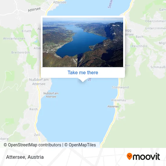 Attersee map