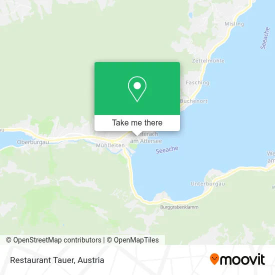 Restaurant Tauer map