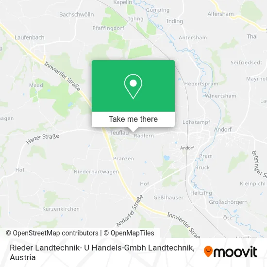 Rieder Landtechnik- U Handels-Gmbh Landtechnik map