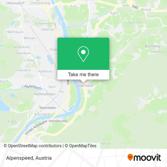 Alpenspeed map