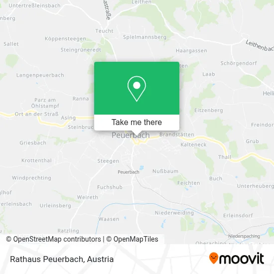 Rathaus Peuerbach map