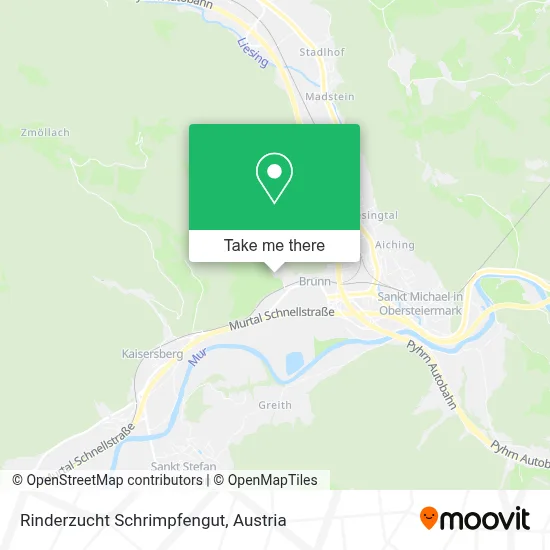 Rinderzucht Schrimpfengut map