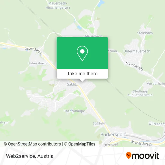 Web2service map