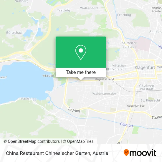 China Restaurant Chinesischer Garten map