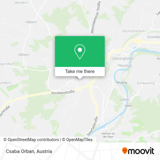 Csaba Orban map