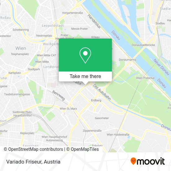 Variado Friseur map