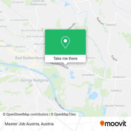 Master Job Austria map