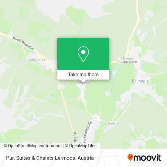Pur. Suites & Chalets Lermoos map