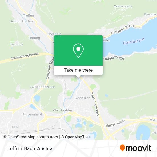 Treffner Bach map