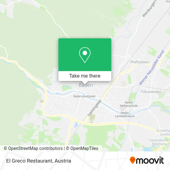 Restaurant El Greco map
