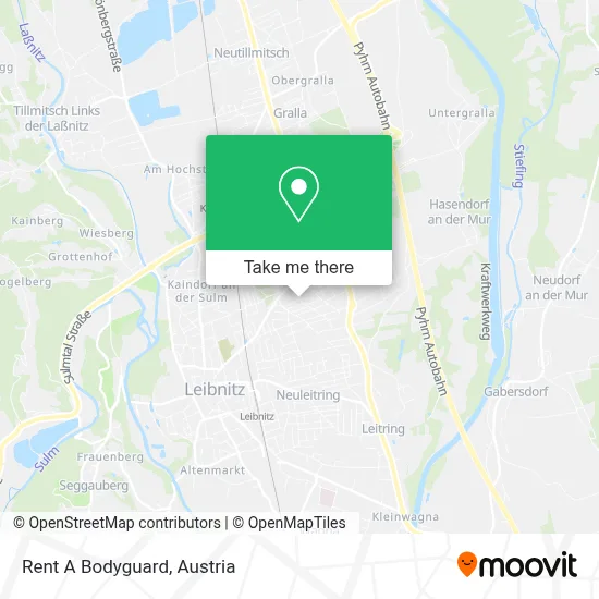 Rent A Bodyguard map