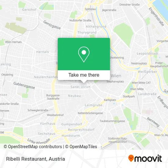 Ribelli Restaurant map