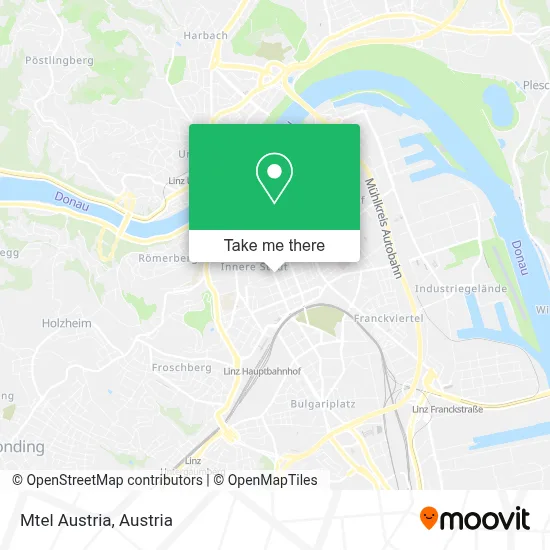 Mtel Austria map