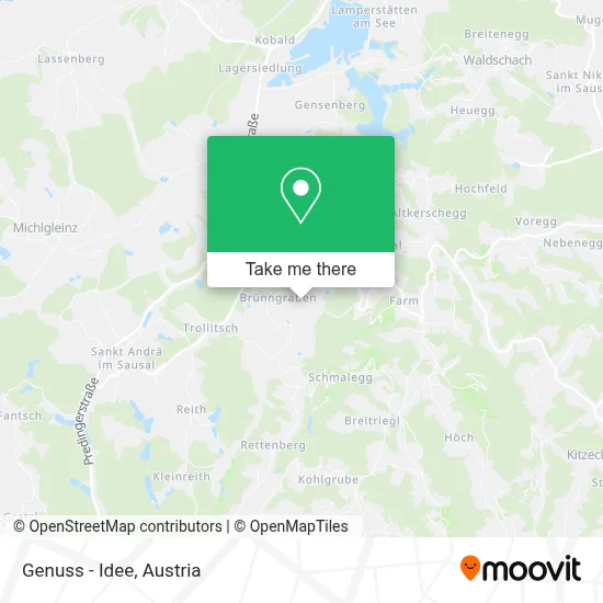 Genuss - Idee map