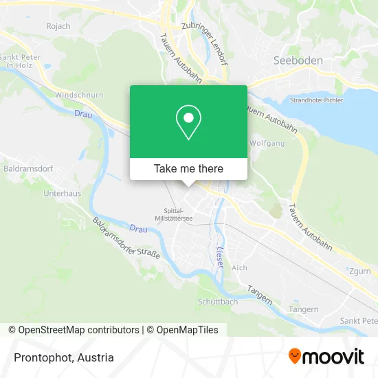 Prontophot map